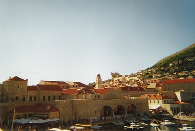 Le port de Dubrovnik.
