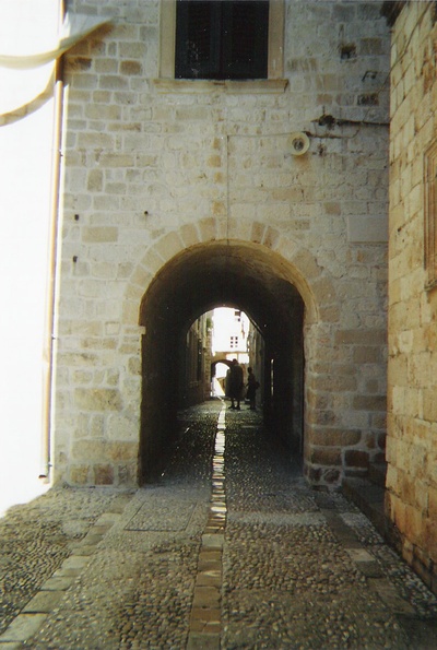 Une ruelle de Dubrovnik.